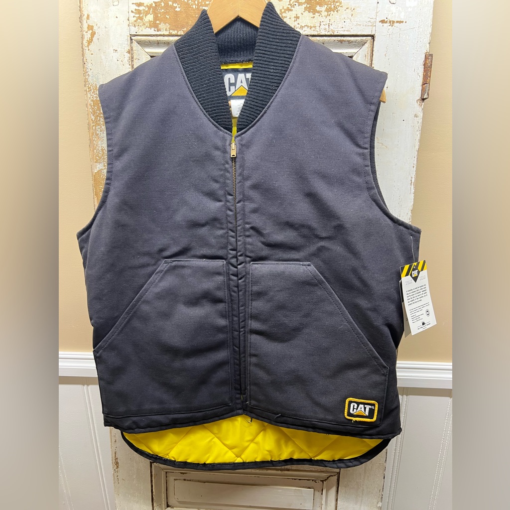 Vintage Cat Catapillar Vest Made In Usa